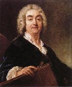Jean-Francois De Troy Self-Portrait oil